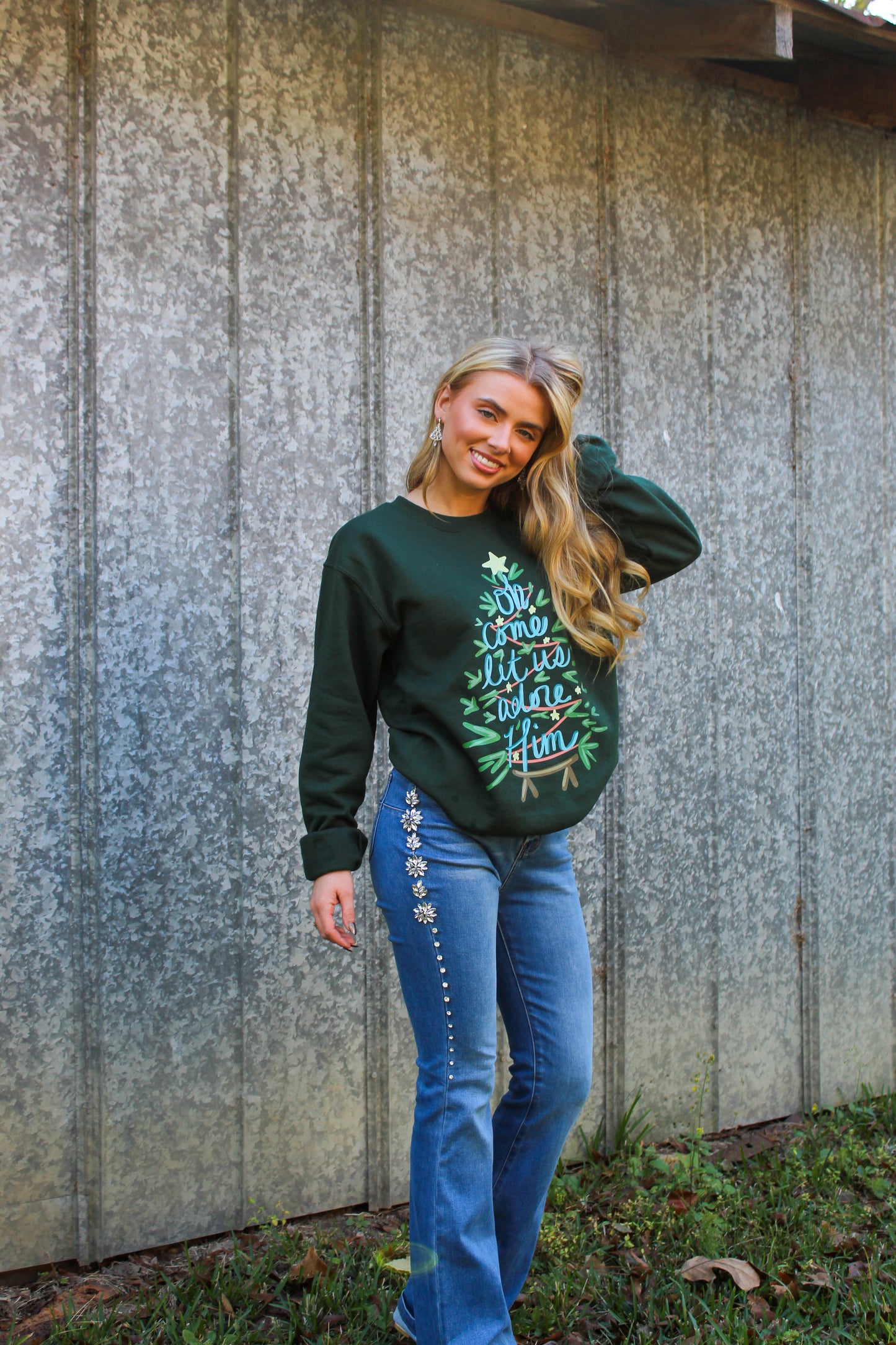 Let us Adore Him Sweatshirt