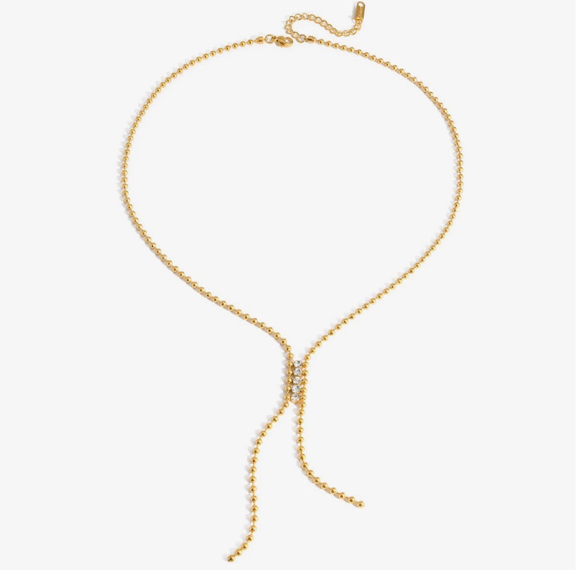 Golden Girl Lariat Necklace