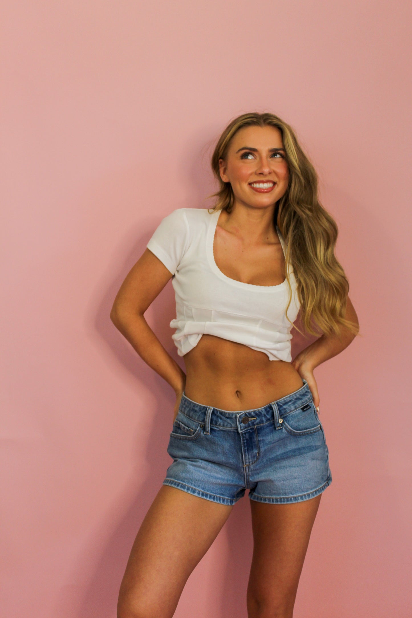 Throwback Denim Shorts
