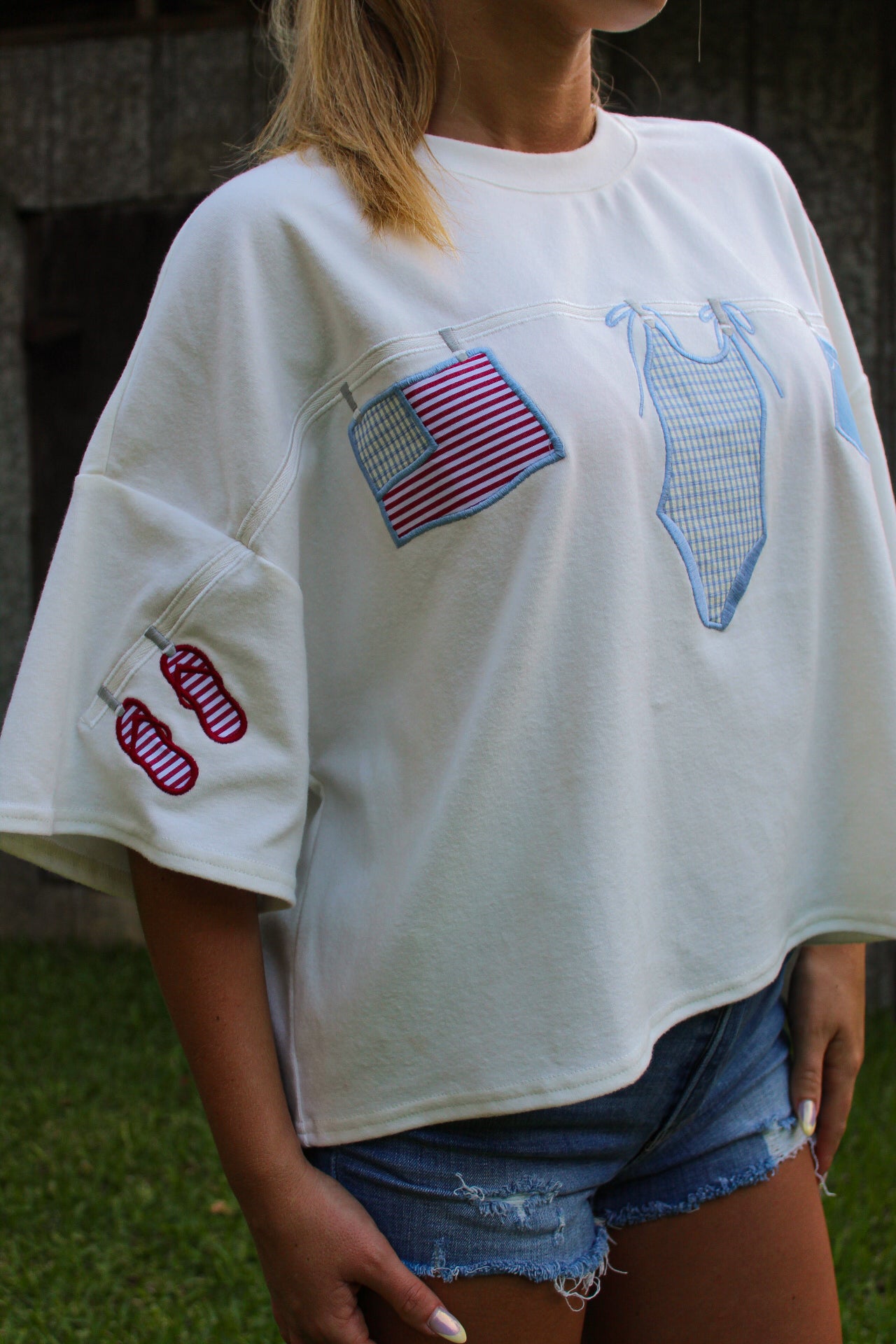 Lake Lounging Oversized Tee