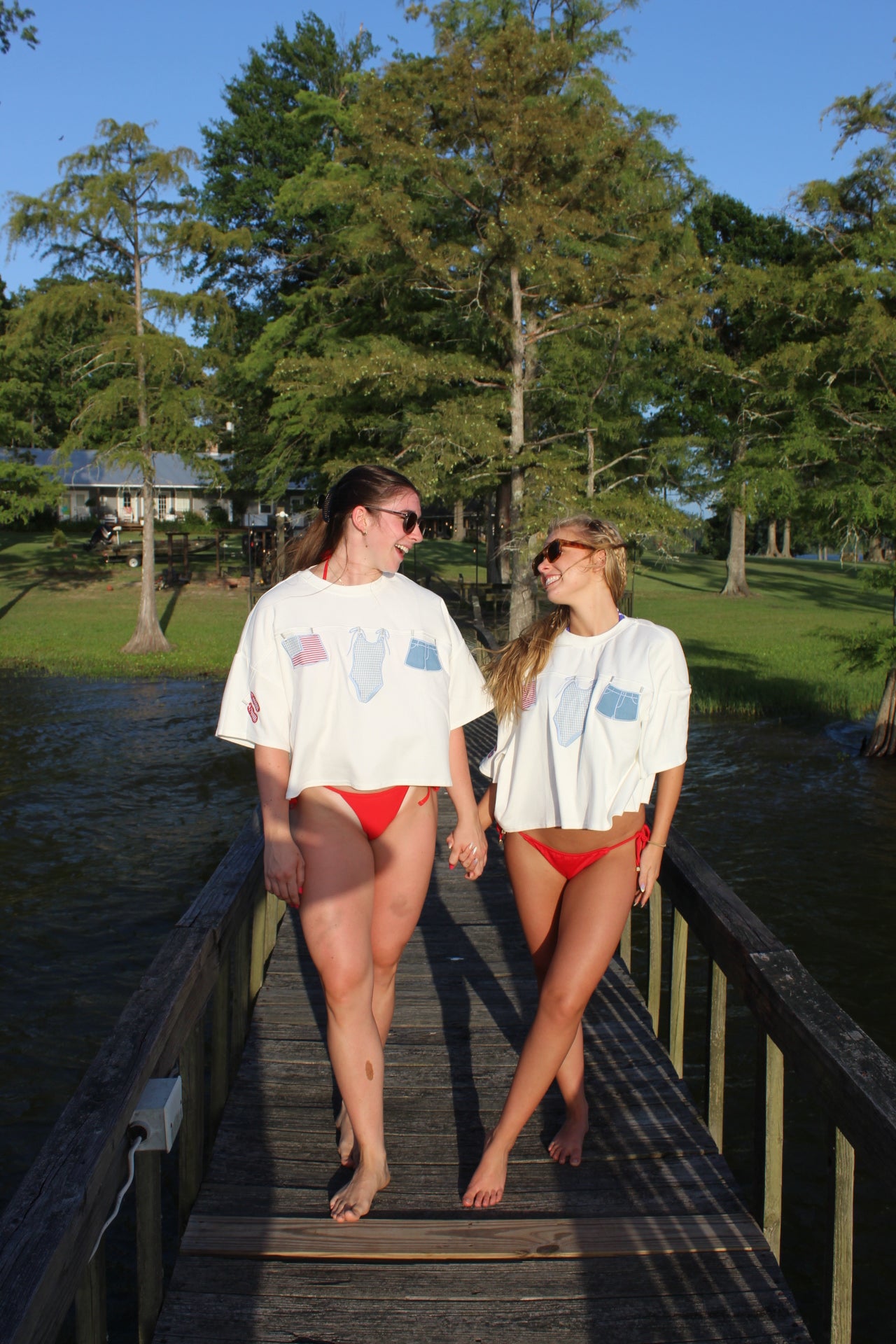 Lake Lounging Oversized Tee
