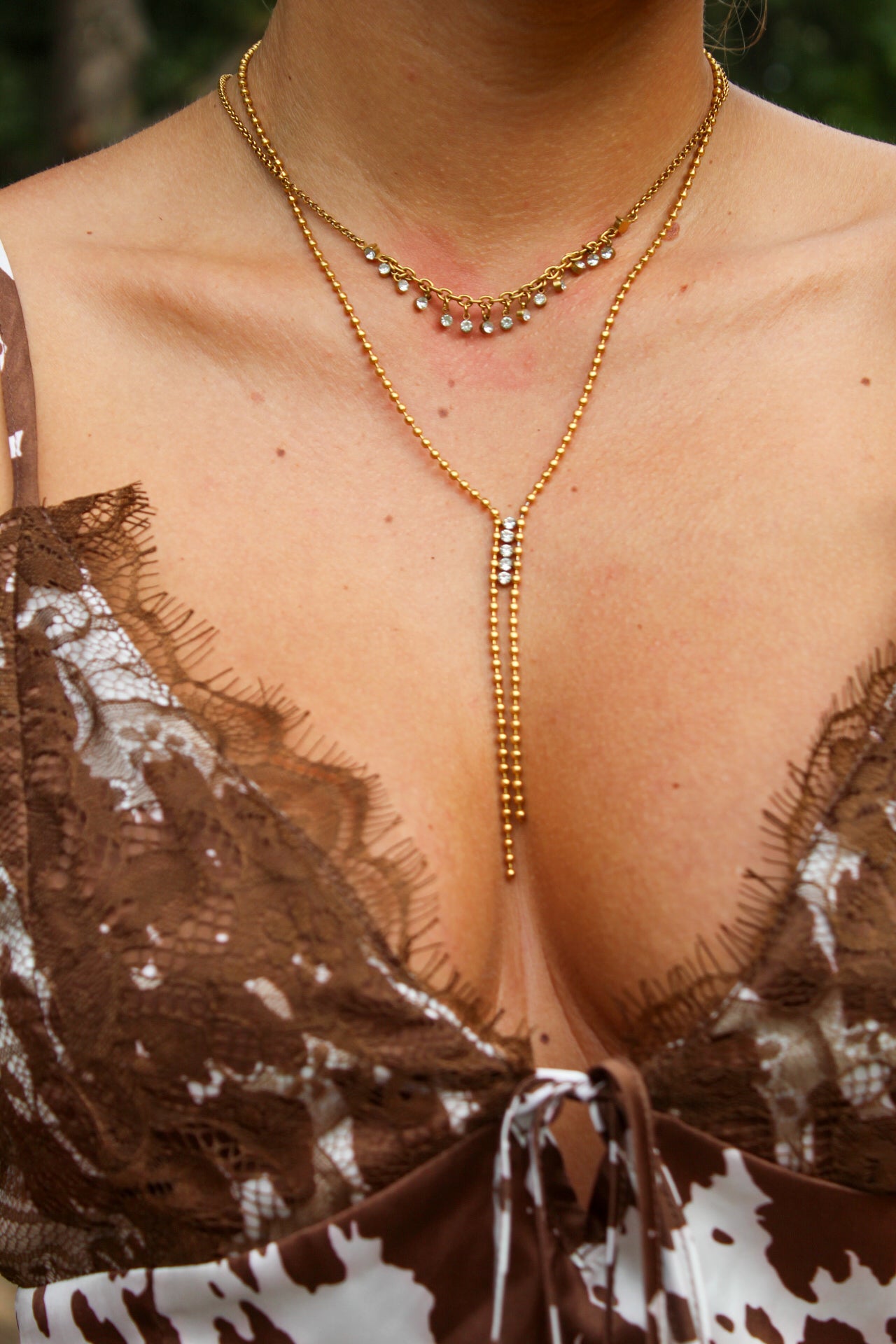 Golden Girl Fringe Necklace