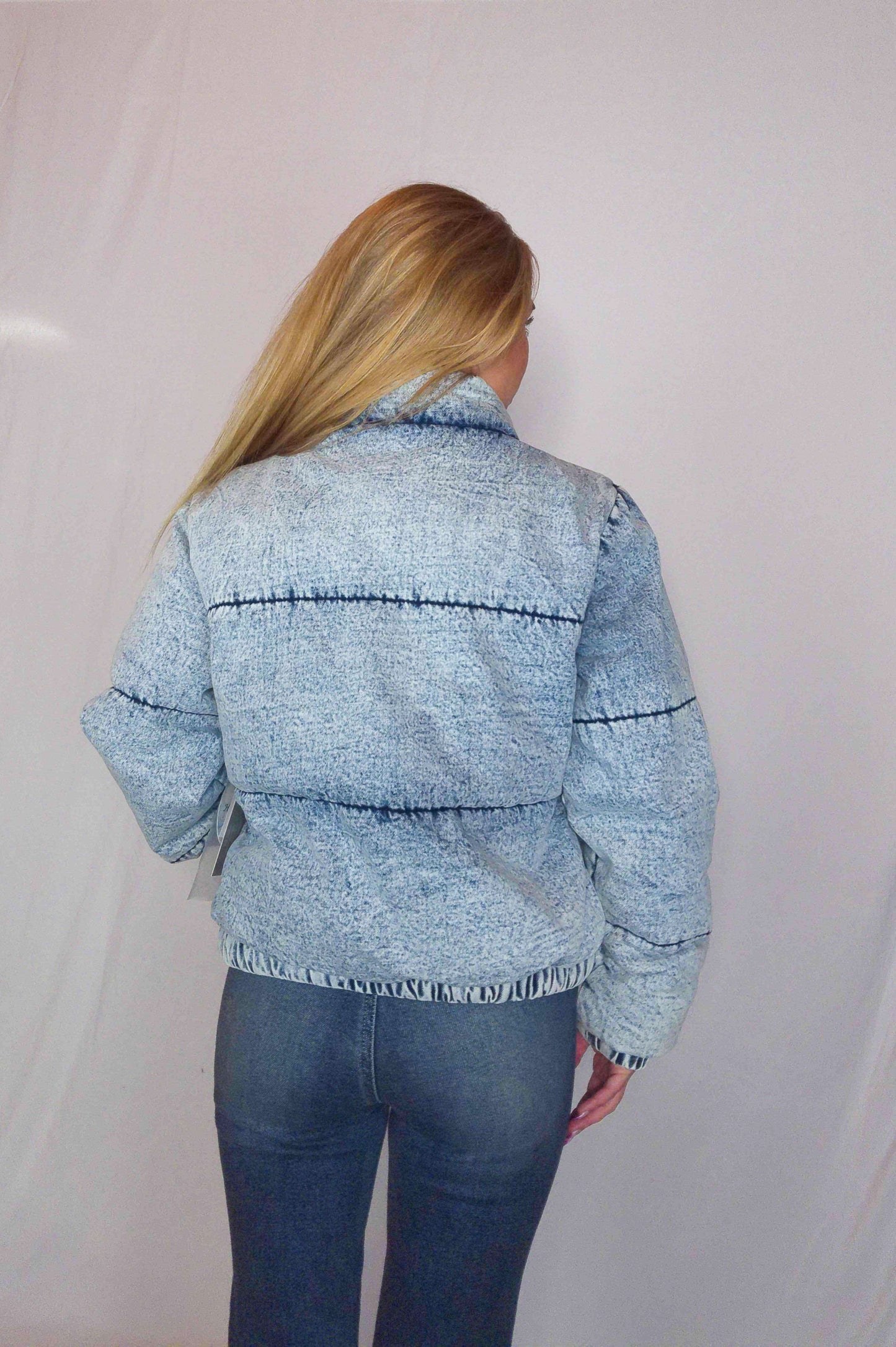 Denim Diva Puffer Jacket