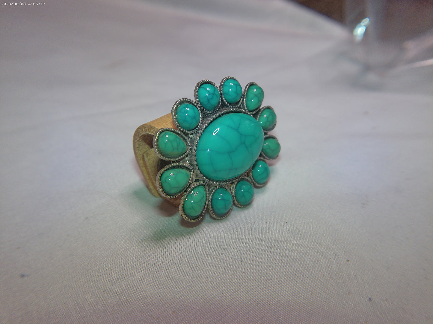 Turquoise Wild Rag Clip