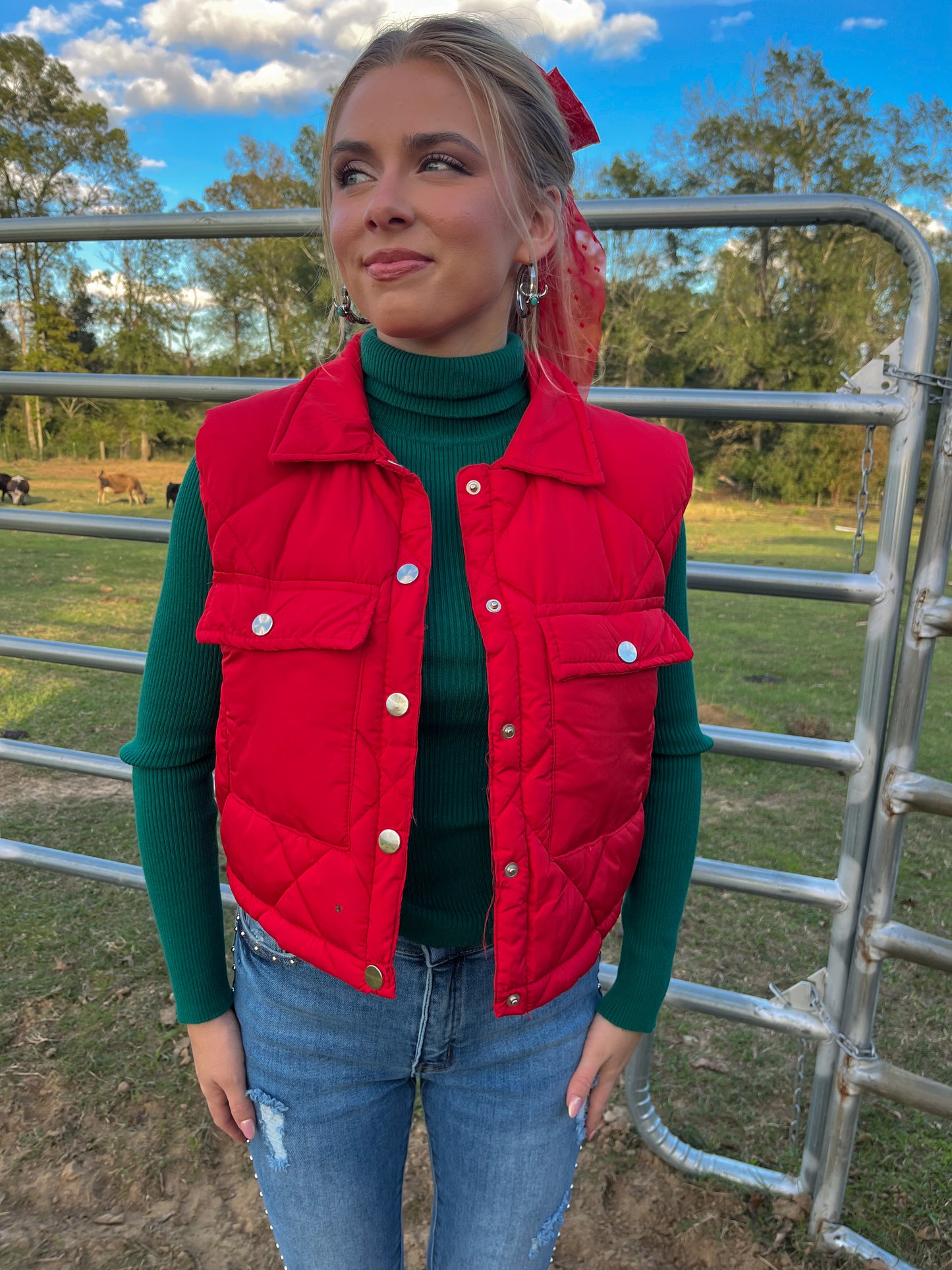 Let’s Go Party Puffer Vest
