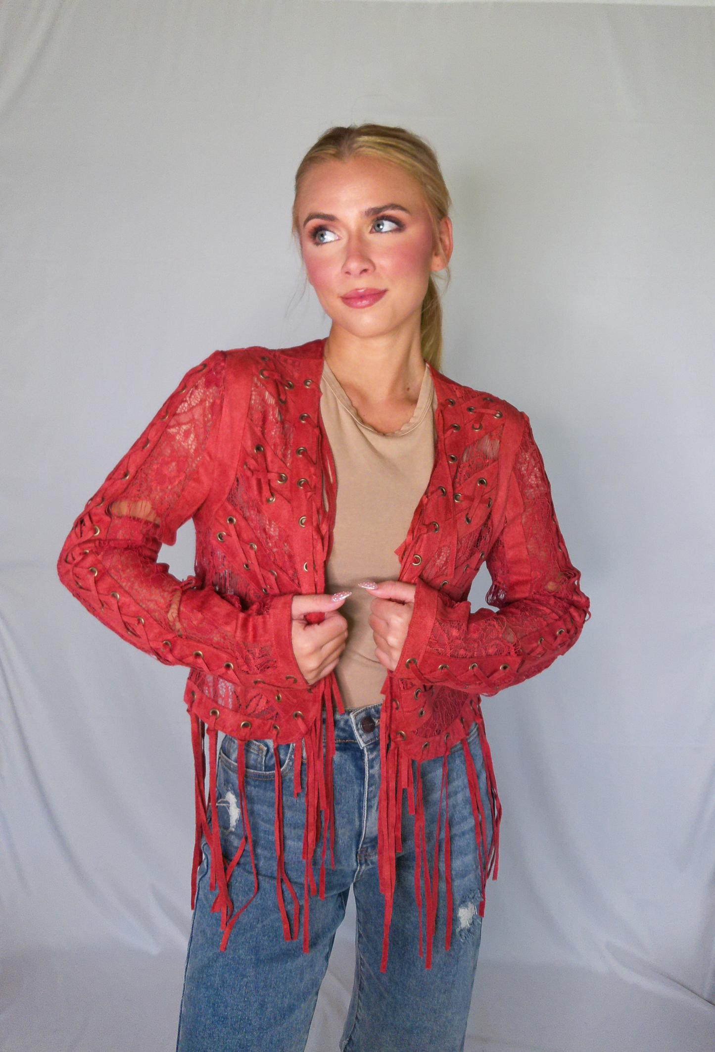 Lainey Fringe Jacket