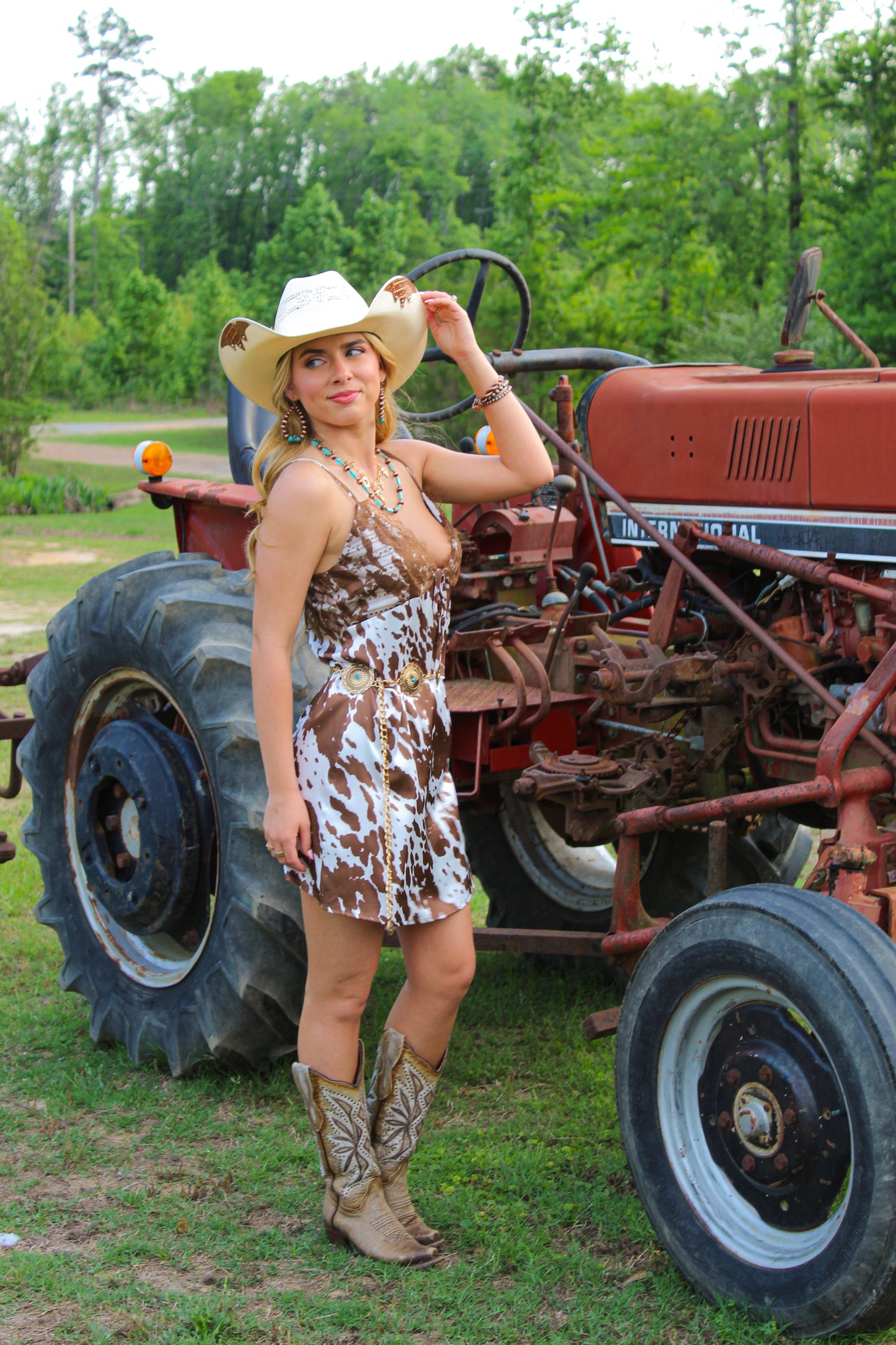 Longhorn Lace Dress