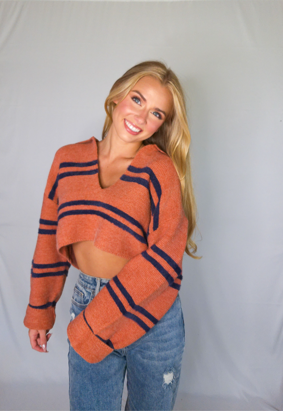 Cattle Cropped Sweater