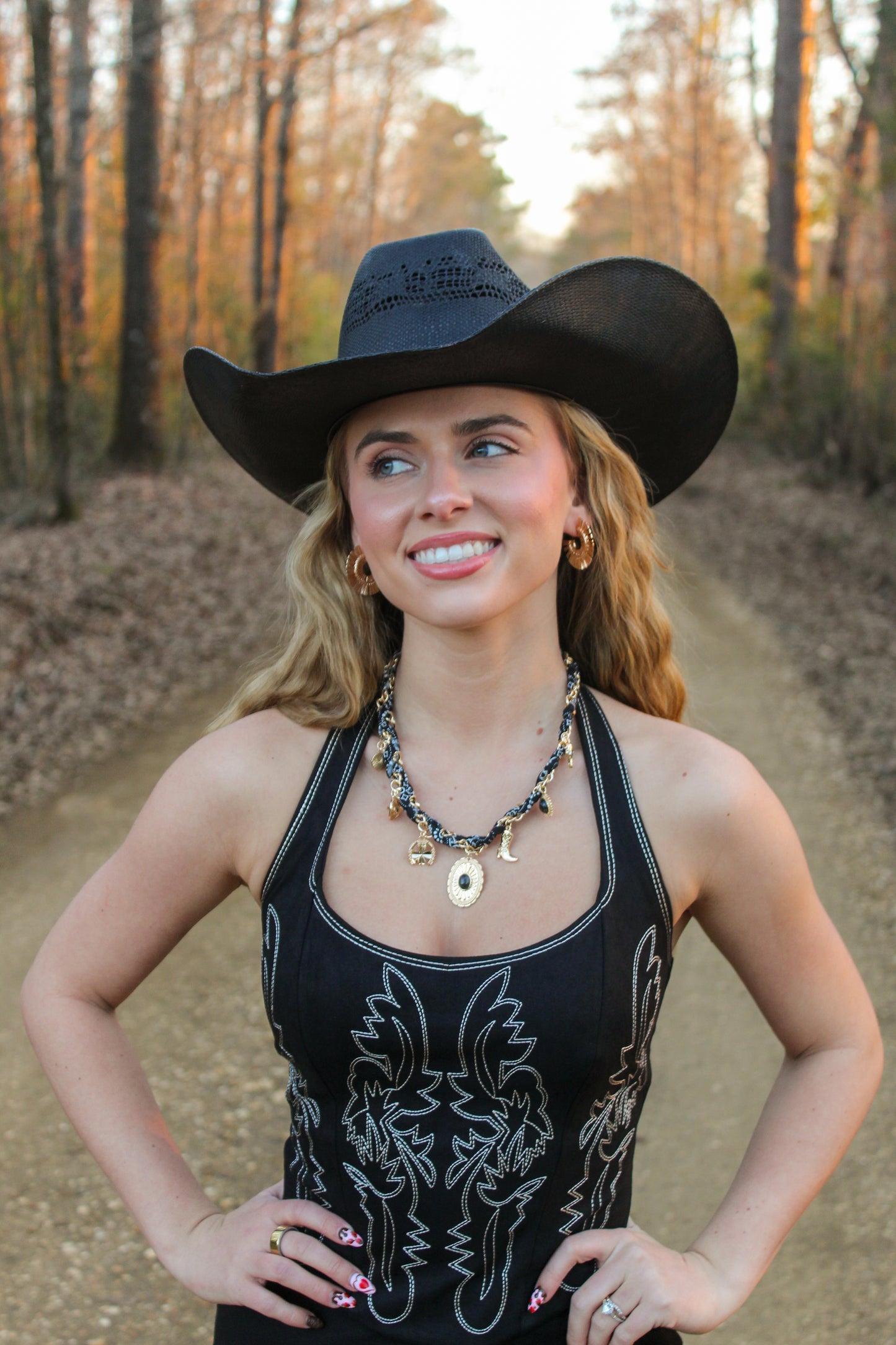 Bandana Charm Necklace