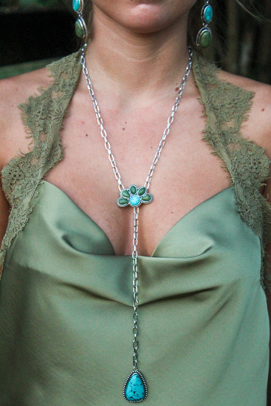 Cowboy Lady Lariat Necklace
