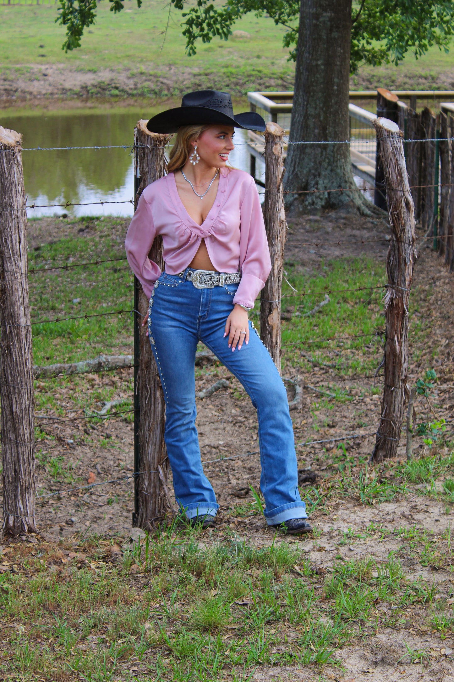 Country Shimmer Top