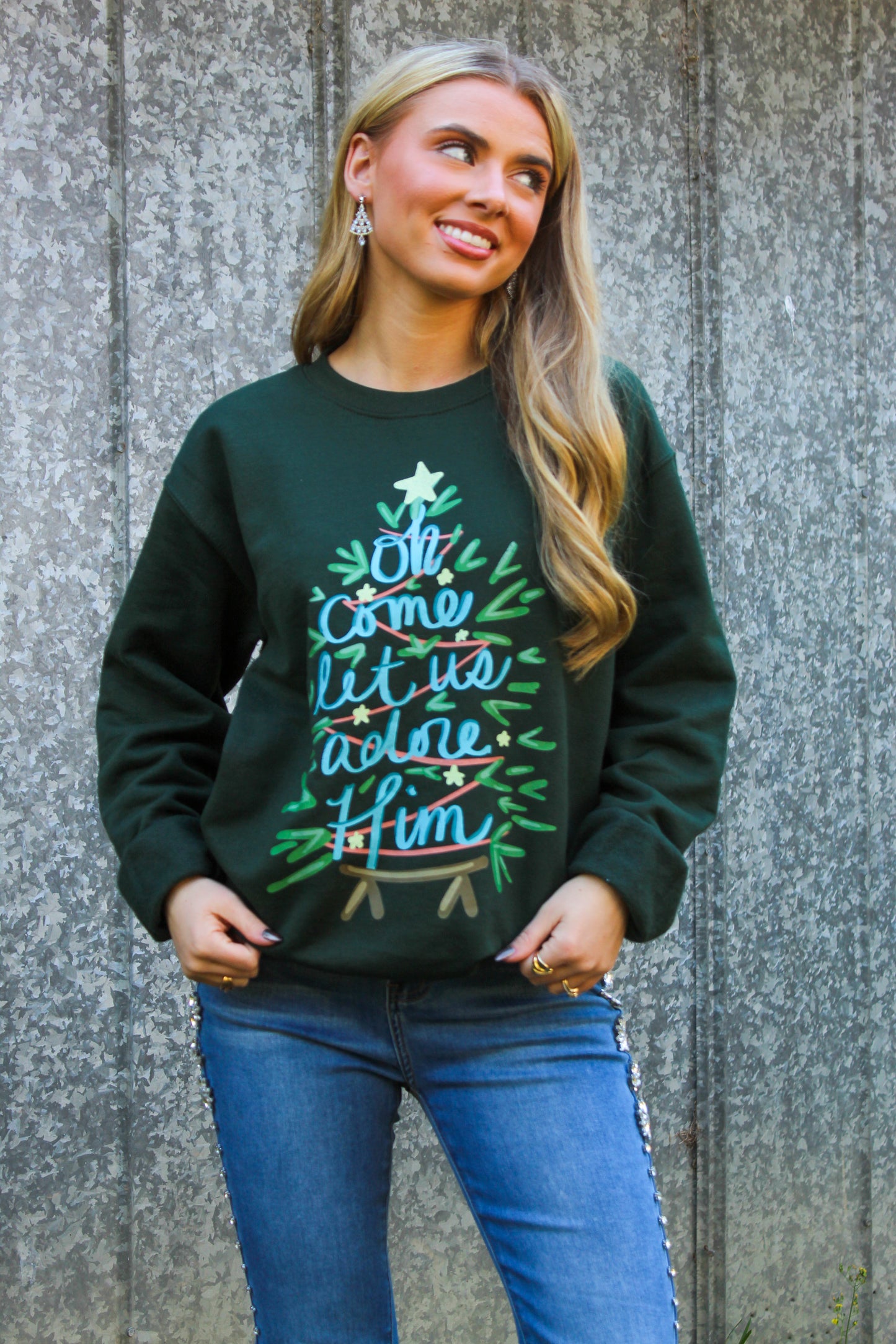 Let us Adore Him Sweatshirt