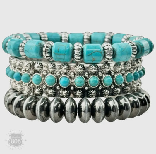 Turquoise Bracelet Stack