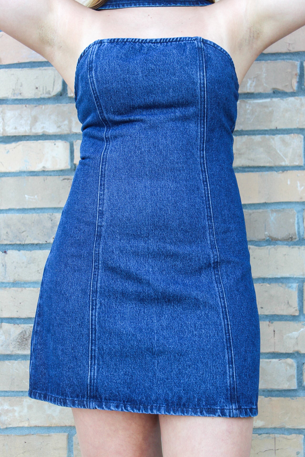 Take Me Away Denim Dress