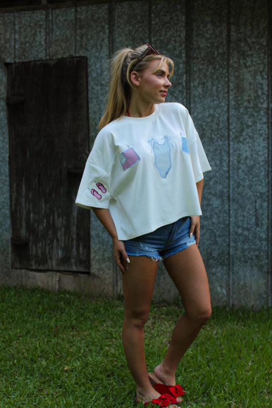 Lake Lounging Oversized Tee