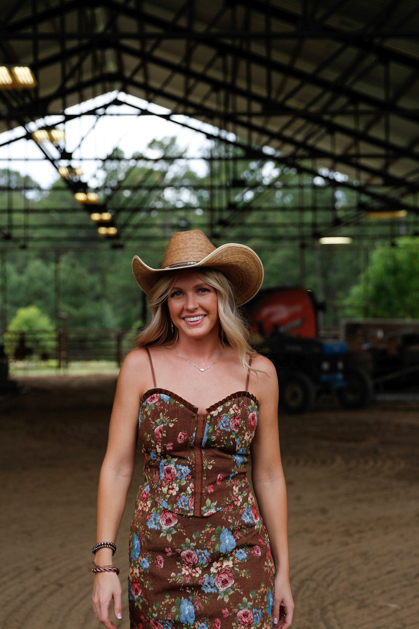 Flowered Fields Corset Top