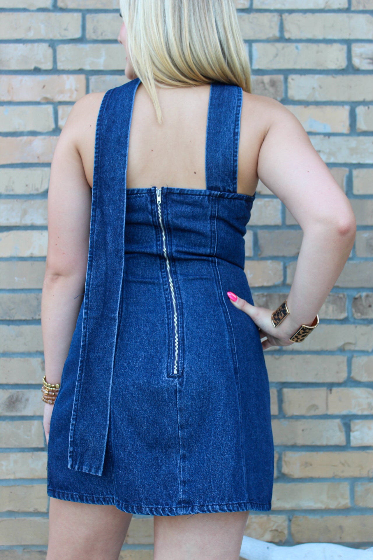 Take Me Away Denim Dress