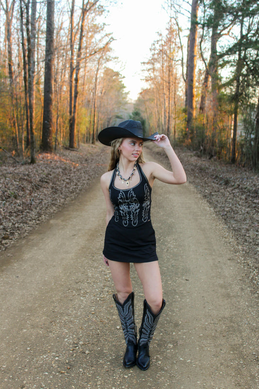 Howdy Halter Top