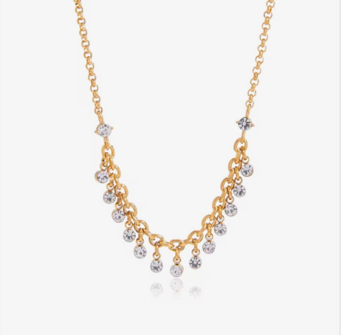 Golden Girl Fringe Necklace