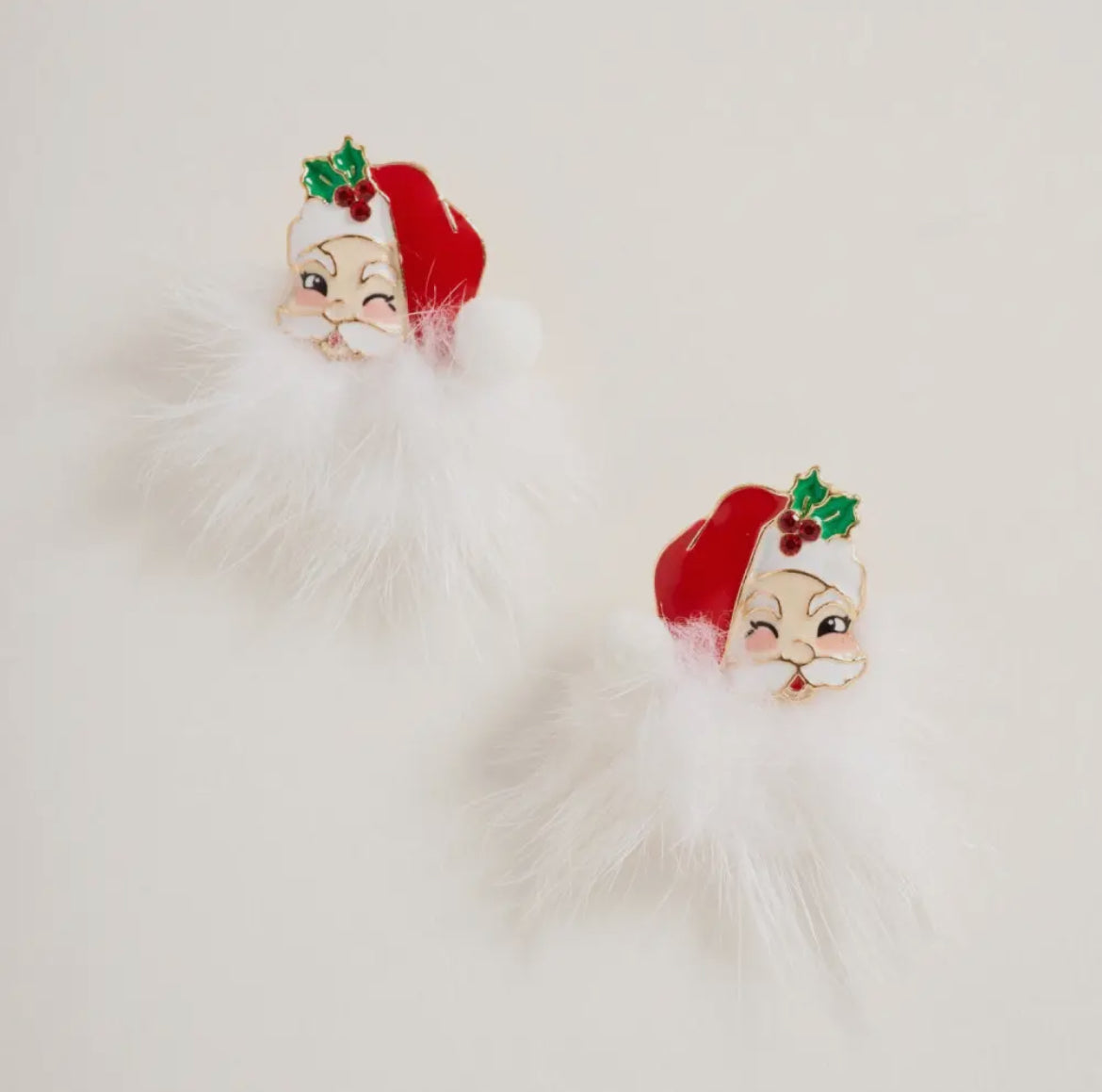 Santa Earrings